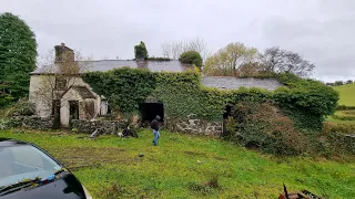 THIS REMOTE ABANDONED FARMHOUSE IS MILES FROM ANYWHERE !