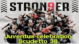 Juventus vs Sampdoria , Cristiano Ronaldo cetak gol, Juventus celebration Scudetto 38 🥰