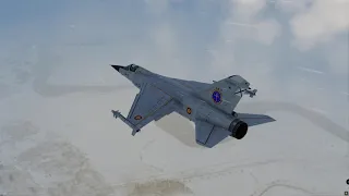 Mirage F1 - Landing in a 43-knot prependicular crosswind in the middle of a snowstorm...Hi mon!!