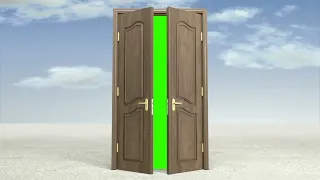 3D Green Screen Door for video Editing|Professional Video Editing