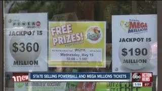 Lottery fever hits Florida with two big jackpots for Mega-Millions and Powerball