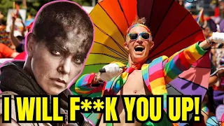 Hollywood Actress Charlize Theron GOES NUTS on LGBTQ Stream?! "I WILL F**K ANYBODY UP" WATCH THIS!