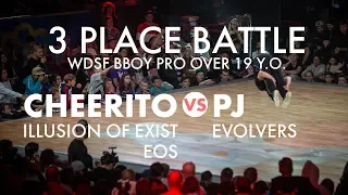 Cheerito vs PJ | Battle for 3rd Place ROBC 2019 WDSF BBOYS Pro