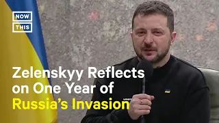 Ukrainian Pres. Zelenskyy Fights Back Tears When Talking About His Family