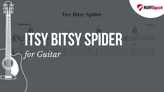 Itsy Bitsy Spider Guitar Tab