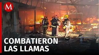 Se registra incendio y explosión en fábrica de pirotecnia de Tultepec, Edomex