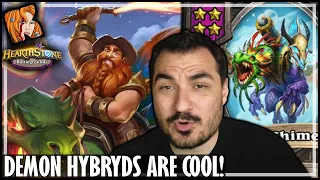 DEMON HYBRID BUILDS ARE SO FUN! - Hearthstone Battlegrounds Duos