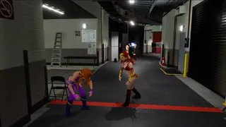 Adagio dazzle vs sunset shimmer (Backstage brawl)