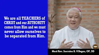 Timeless Wisdom Reflection | How can teachers be Saints | Most Rev. Socrates B. Villegas, OP, DD