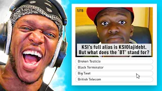 I Try To 100% KSI Quizzes