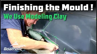 Polishing Fibreglass Plug for Bed Mould - Boat Rebuild Project - EP 13