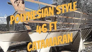 E11 Upper Stringers Part 1 Building a catamaran