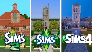 ♦ Sims 2 vs Sims 3 vs Sims 4 : University (Part 1)