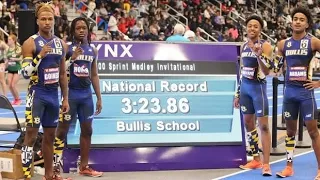 Bullis School Sets A CRAZY Boys Sprint Medley Relay High School National Record At The VA Showcase!