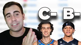 Reacting to My Previous NBA Draft Grades