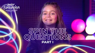 Spin The Questions (Part 1) - Meet the stars of Junior Eurovision 2022 - Yerevan, Armenia 🇦🇲