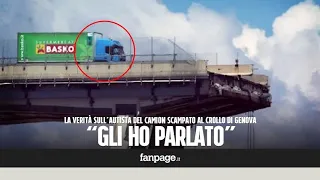 Genova, la verità sull’autista del camion simbolo del dramma: “Mai rilasciato interviste”