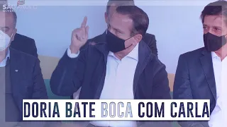 Doria bate boca com Carla Zambelli e diz que Bolsonaro ‘destruiu vidas’