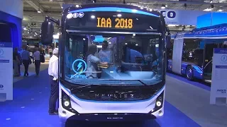 Iveco Heulietz GX 337 E Full Electric Bus (2019) Exterior and Interior