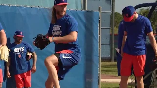 SEE IT: Syndergaard, deGrom, and Wheeler "spring" into action in PSL