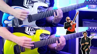 "The Sea Of Emotion, Pt 1" Satriani + Vai  Guitar Lesson (INTRO RIFFS)