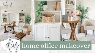 DIY HOME OFFICE MAKEOVER | Work From Home Office Set Up + Decorating Ideas | Jessica Giffin