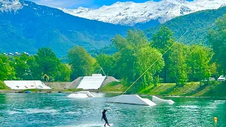 Wakeboard crash backroll blind with Jacqueline 13