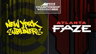 Winners Round 1 | @NYSubliners vs @AtlantaFaZe  | Championship Weekend  | Day 1