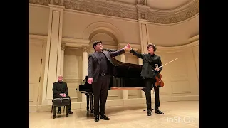 Daniel Lozakovich, Violin. Bezhod Abduraimov, Piano