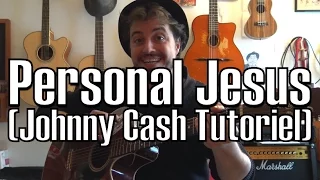 Personal Jesus (Johnny Cash) - Tuto guitare bluesy - Prof de guitare Eric Legaud