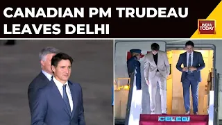 Canadian PM Trudeau Leaves For Canada After At Least 36-Hour Delay Due To Plane Snag