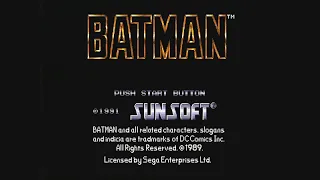 Batman: The Video Game (Genesis / Mega Drive) Playthrough