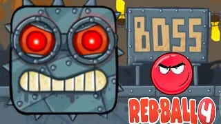 Red Ball 4 - Gameplay Walkthrough Factory Maps - All Levels Hints + Boss Finish