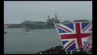 British Armada Set Sail for War in the Falklands - CBS Evening News - April 5, 1982