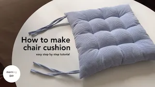 DIY chair cushion easy step by step | How to seat cushion