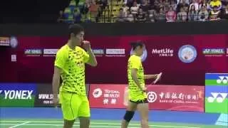 Yonex Sunrise Hong Kong Open 2015 | Badminton F M1-XD | Zhang/Zhao vs Liu/Bao