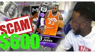 I PAID $600 FOR LEBRON JAMES! NBA 2k17 PACK OPENING EXPERIMENT RANT! SCAM! MUST WATCH!