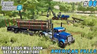 Log harvesting for the Upcoming Carpentry Workshop Launch | American Falls Farm | FS 22 | ep #06