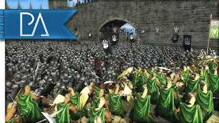 Elves Make Their Last Stand : Dwarves Send Reinforcements - Third Age Total War Mod Gameplay