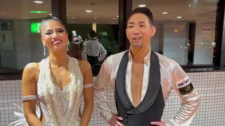 JBDF全日本ダンス選手権大会2022 ラテン アメリカン、準優勝者インタビュー　森田銀河・小和田愛子組