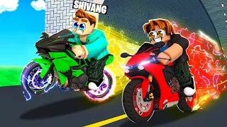 I UNLOCKED HAYABUSA BIKE IN RACE MAYHEM ROBLOX..!!