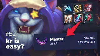 This 300 IQ RENGAR TOP Is *DOMINATING* KR Server?!