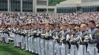 Hat Toss at 2019 West Point Graduation