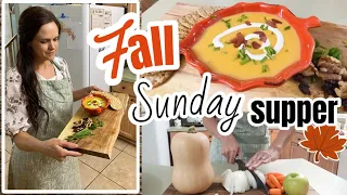 Fall Soup Recipe | Butternut Squash | Autumn Sunday Homemaking