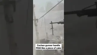 Cechen gunner handle PKM like a piece of cake