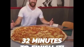 Stag Vs Food: The 32 Inch Pizza Challenge with Pinheads Pizza