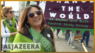 🇬🇧 UK: Tens of thousands march to mark 100 years of women's suffrage | Al Jazeera English