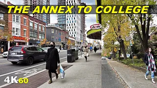 Toronto Annex to College via Palmerson Fall Walk (Nov 2021)