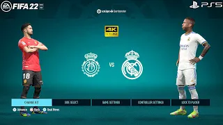 FIFA 22 PS5 - Mallorca Vs Real Madrid - La liga 21/22 Full Match - 4K Gameplay