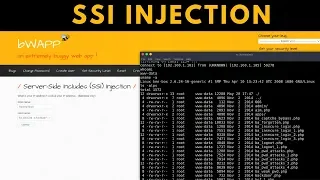 bWAPP - Server-Side Include (SSI) Injection